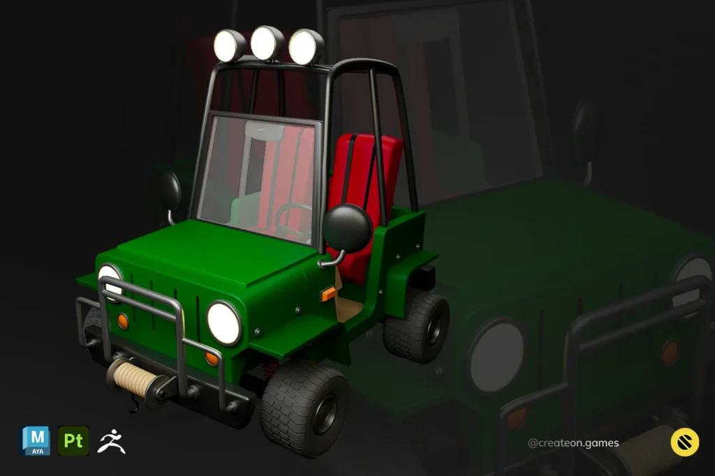 3DPR_Stylised_Jeep
